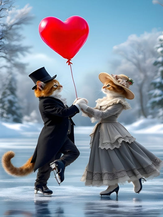 Herzen tanzen federleicht im Takt - CALVENDO Foto-Puzzle'