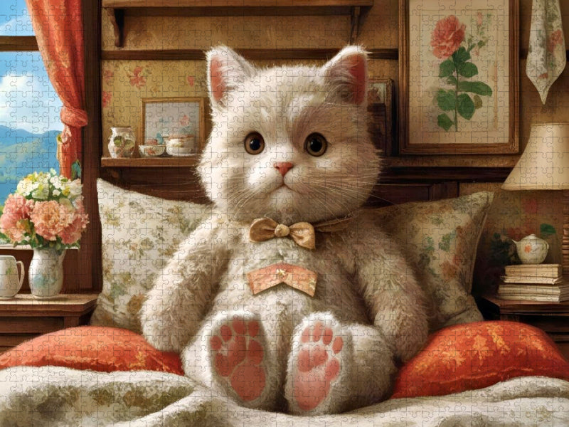 Flausch macht glücklich. - CALVENDO Foto-Puzzle'