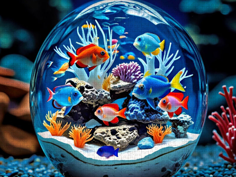 Stille Wasser sind voller Leben. - CALVENDO Foto-Puzzle'