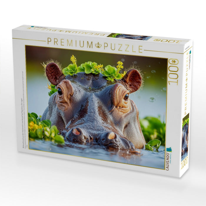 Blütenschmuck aus dem Wasserreich, man könnte fast Majestät zu ihm sagen - CALVENDO Foto-Puzzle'