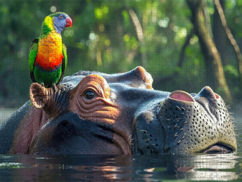 Ein Moment voller Vertrauen - CALVENDO Foto-Puzzle'