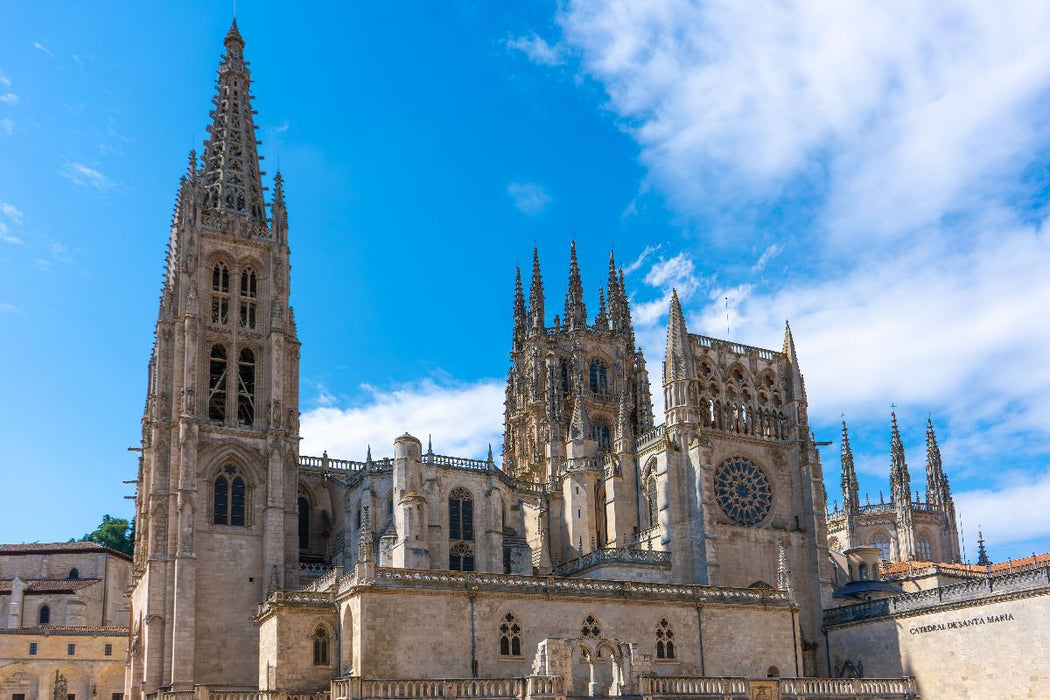 Premium Textil-Leinwand Kathedrale von Burgos