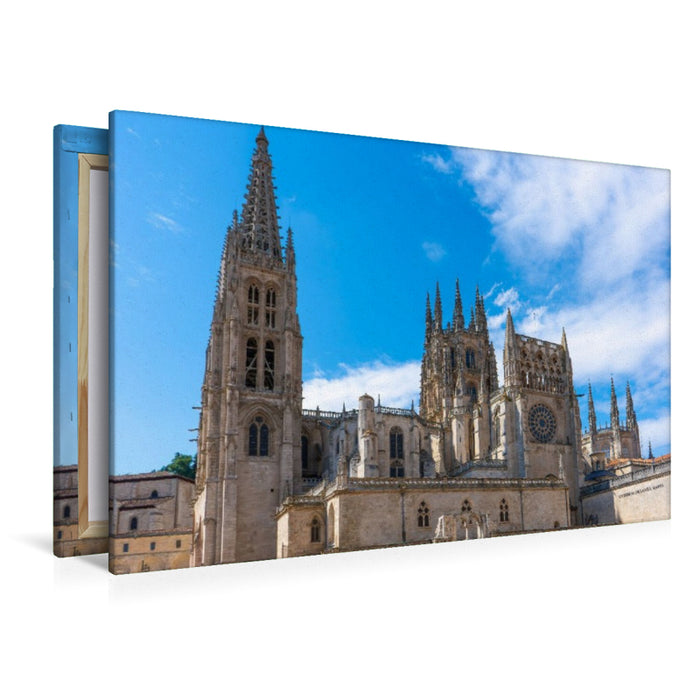 Premium Textil-Leinwand Kathedrale von Burgos