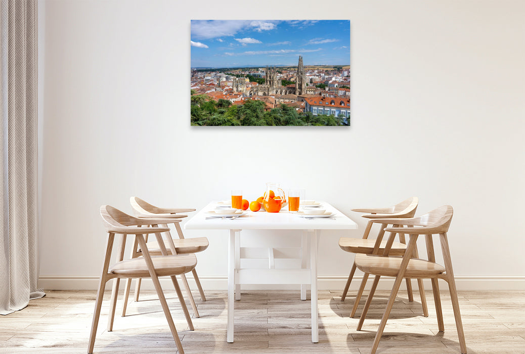 Premium Textil-Leinwand Blick vom Mirador Del Castillo