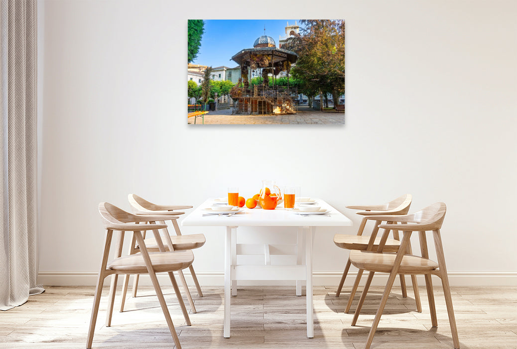 Premium Textil-Leinwand Pavillon vor dem Theater Principal