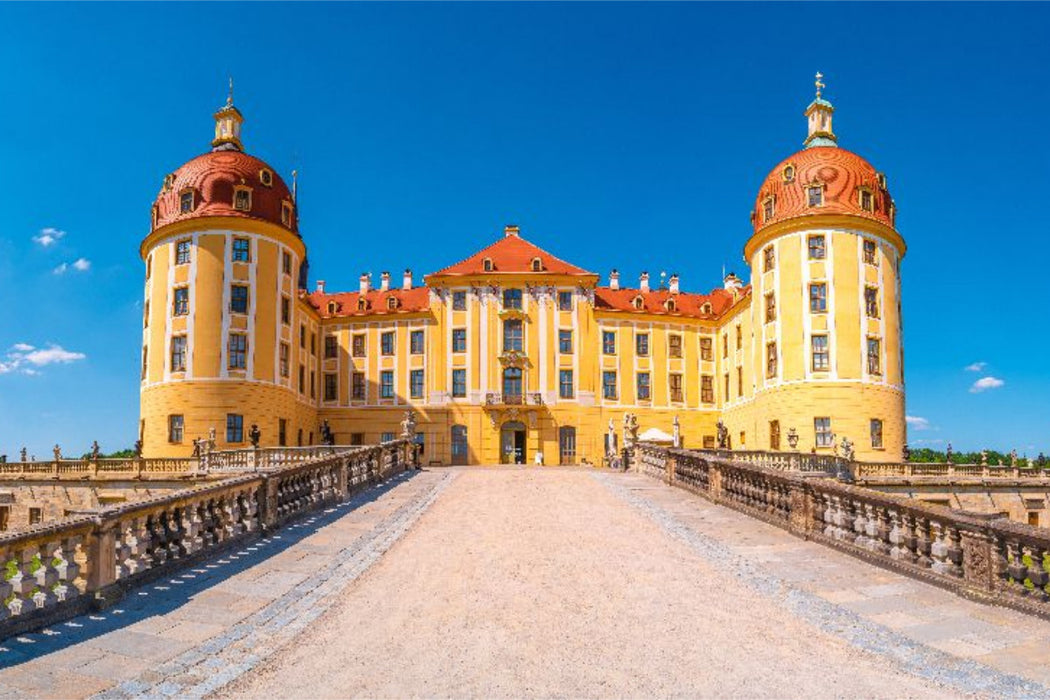 Premium Textil-Leinwand Schloss Moritzburg