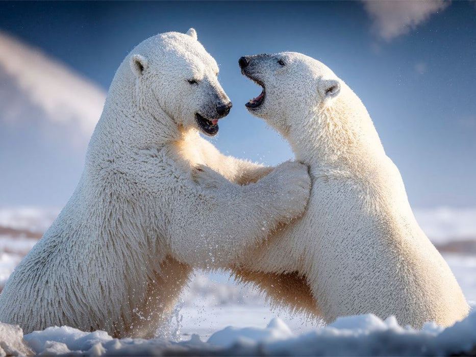 Ein ritualisierter Kampf - CALVENDO Foto-Puzzle'