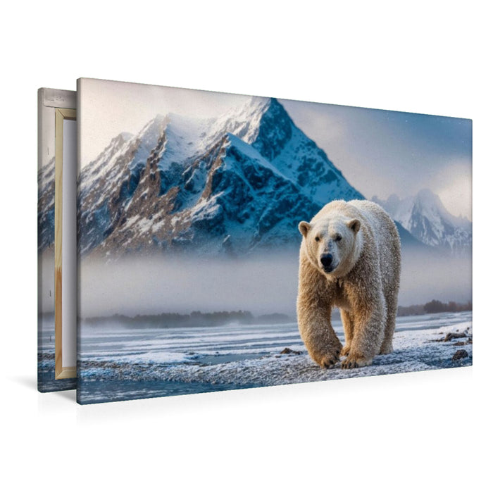 Premium Textil-Leinwand Auf Nahrungssuche