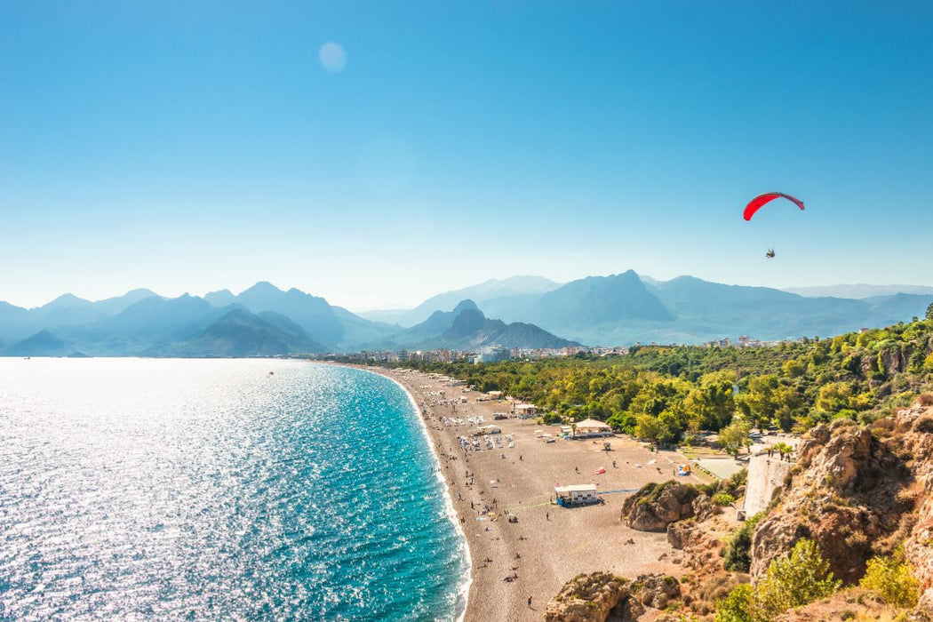 Premium Textil-Leinwand Türkei, Antalya: Urlaubsparadies am Mittelmeer