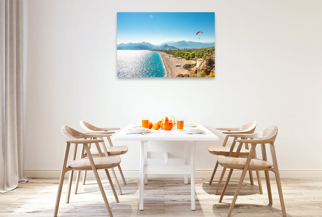 Premium Textil-Leinwand Türkei, Antalya: Urlaubsparadies am Mittelmeer