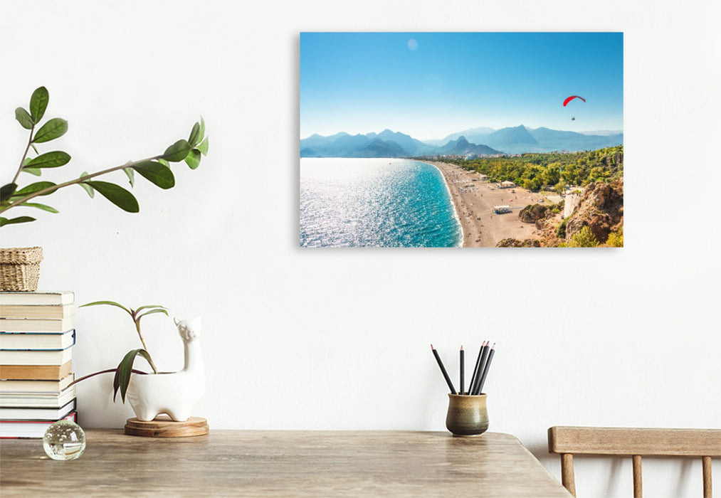 Premium Textil-Leinwand Türkei, Antalya: Urlaubsparadies am Mittelmeer