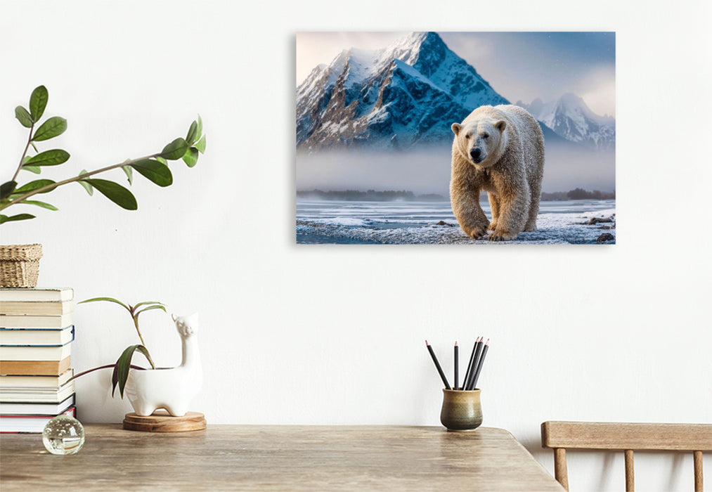 Premium Textil-Leinwand Auf Nahrungssuche