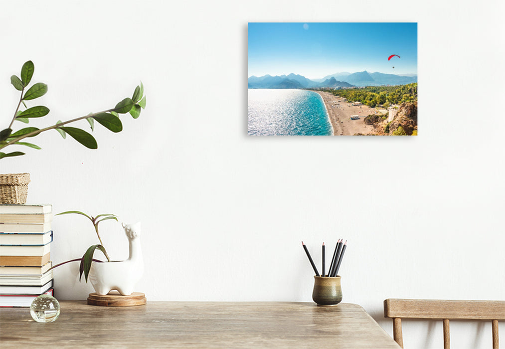 Premium Textil-Leinwand Türkei, Antalya: Urlaubsparadies am Mittelmeer