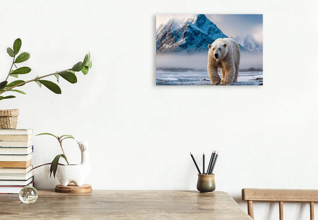 Premium Textil-Leinwand Auf Nahrungssuche