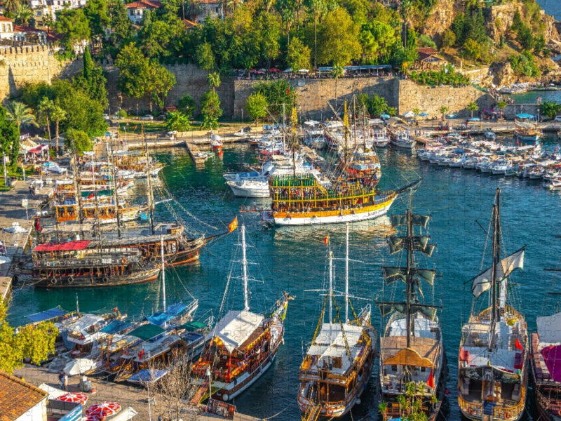 Türkey, Antalya: Altes Marine Kaleici in der Innenstadt - CALVENDO Foto-Puzzle'