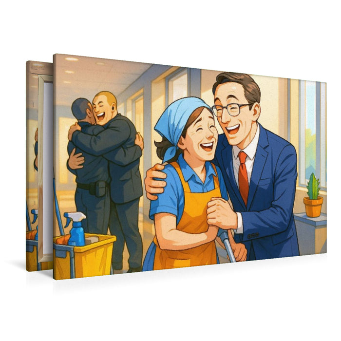 Premium Textil-Leinwand Tag der Dankbarkeit