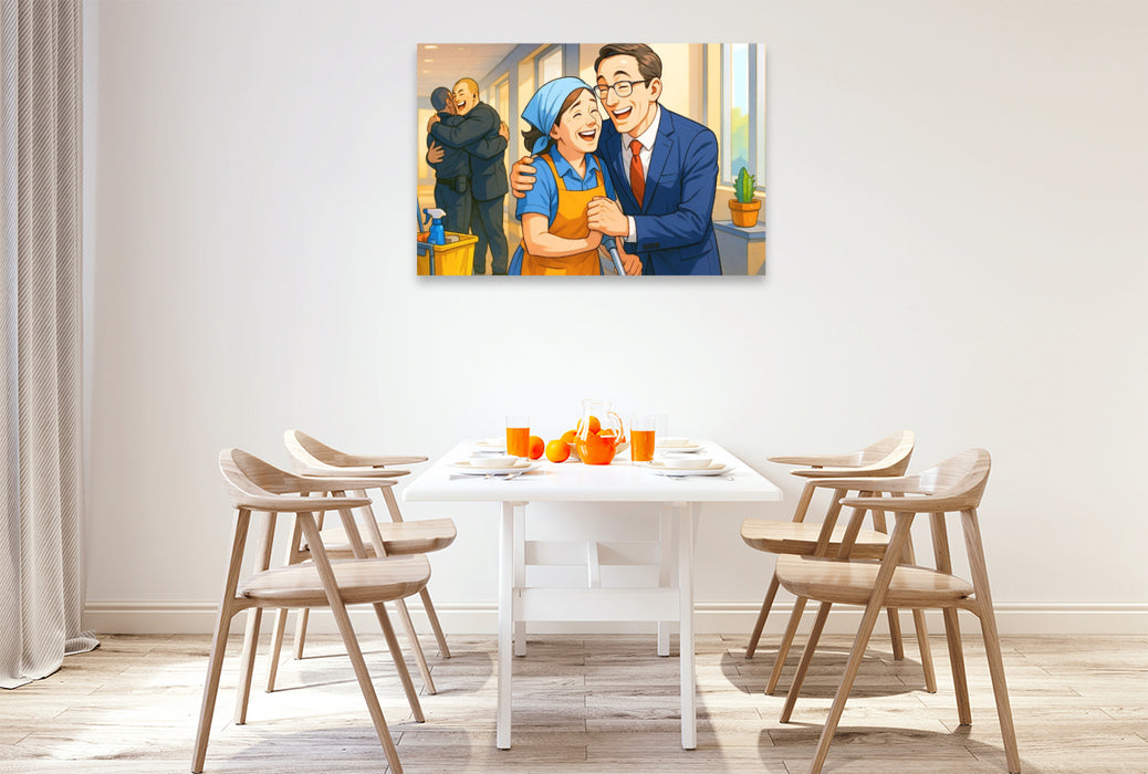 Premium Textil-Leinwand Tag der Dankbarkeit