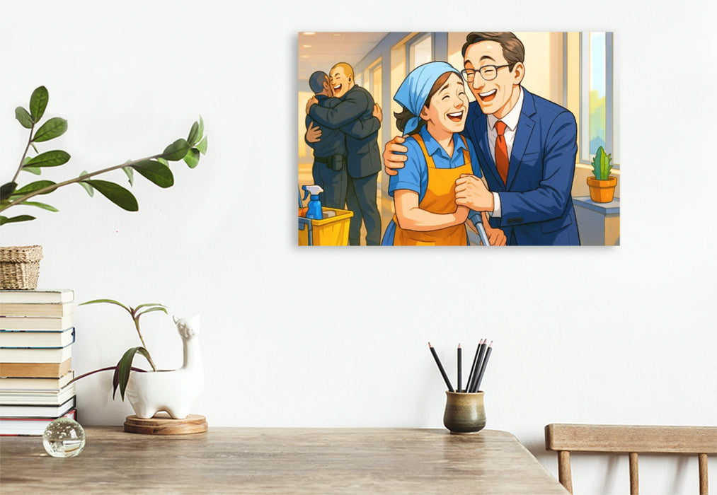 Premium Textil-Leinwand Tag der Dankbarkeit