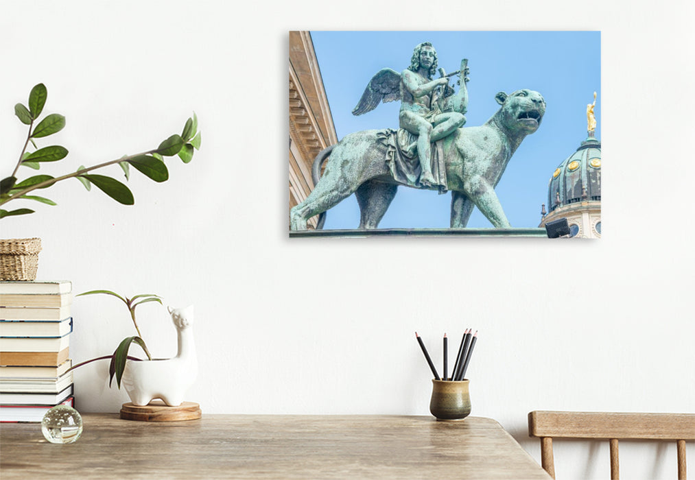 Premium Textil-Leinwand Berlin, Skulpturen im Konzerthaus