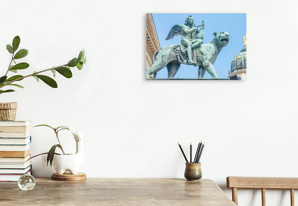 Premium Textil-Leinwand Berlin, Skulpturen im Konzerthaus