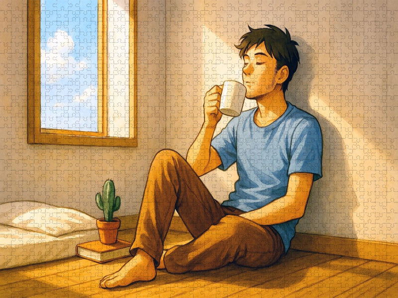 Reduziere dein Leben auf das Wesentliche - CALVENDO Foto-Puzzle'