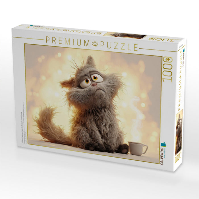 Ein Motiv aus dem Kalender Katzenhumor im Blick - CALVENDO Foto-Puzzle'