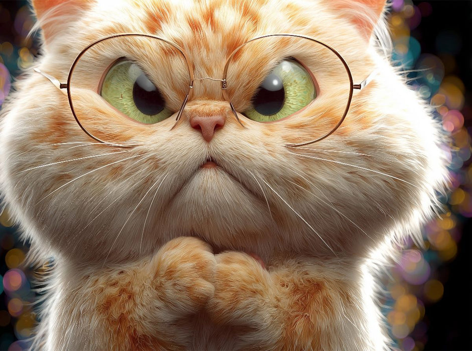 Ein Motiv aus dem Kalender Katzenhumor im Blick - CALVENDO Foto-Puzzle'