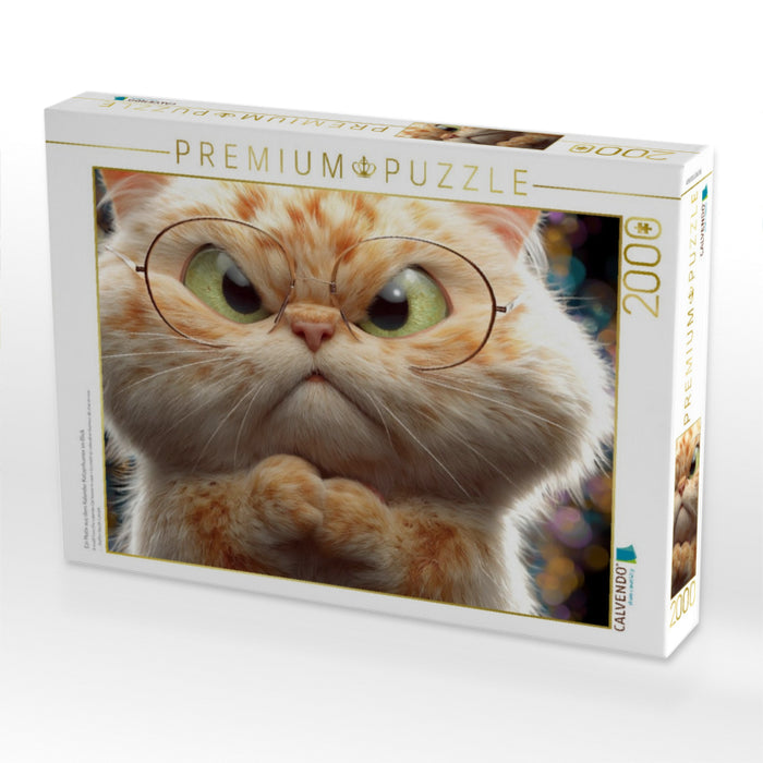 Ein Motiv aus dem Kalender Katzenhumor im Blick - CALVENDO Foto-Puzzle'