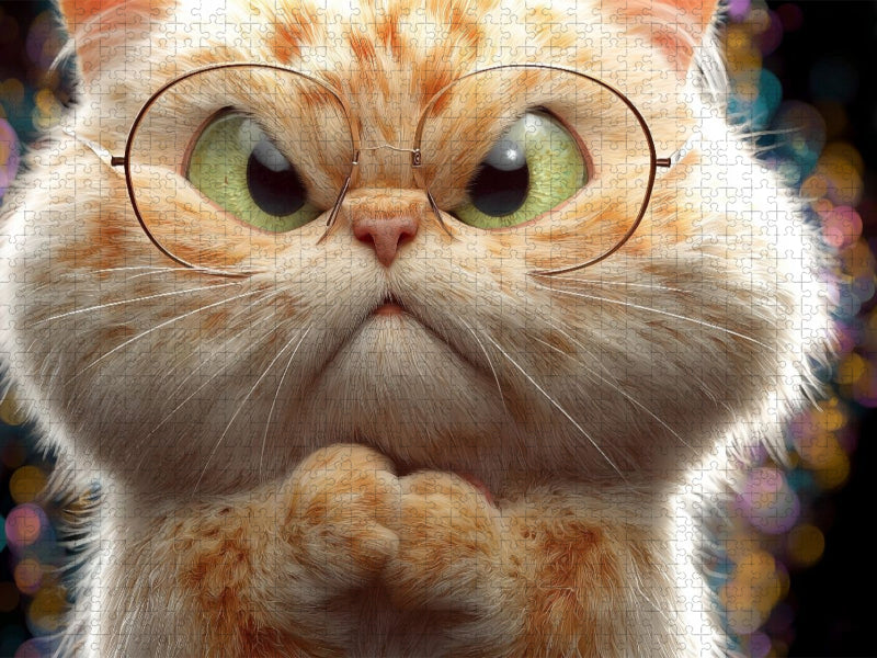 Ein Motiv aus dem Kalender Katzenhumor im Blick - CALVENDO Foto-Puzzle'