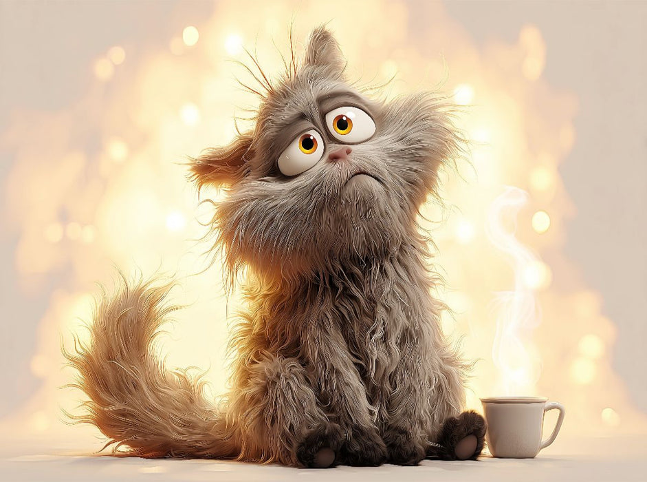 Ein Motiv aus dem Kalender Katzenhumor im Blick - CALVENDO Foto-Puzzle'