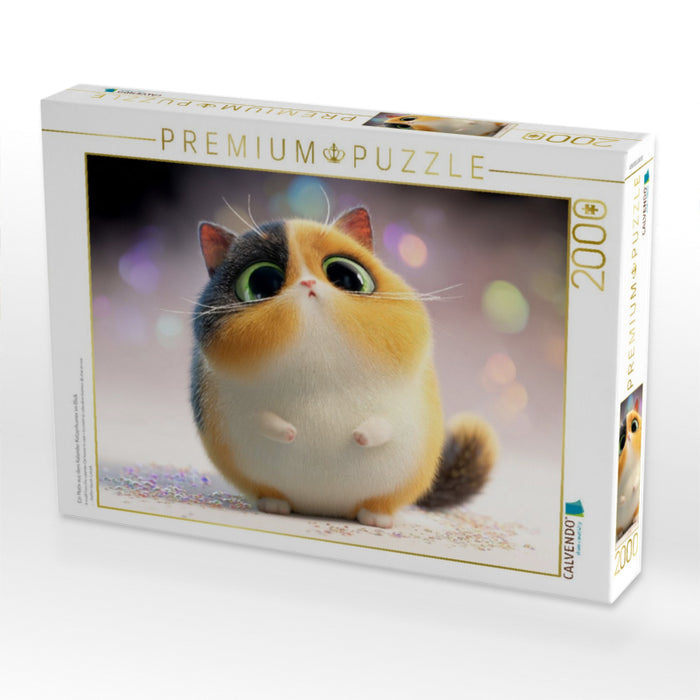 Ein Motiv aus dem Kalender Katzenhumor im Blick - CALVENDO Foto-Puzzle'