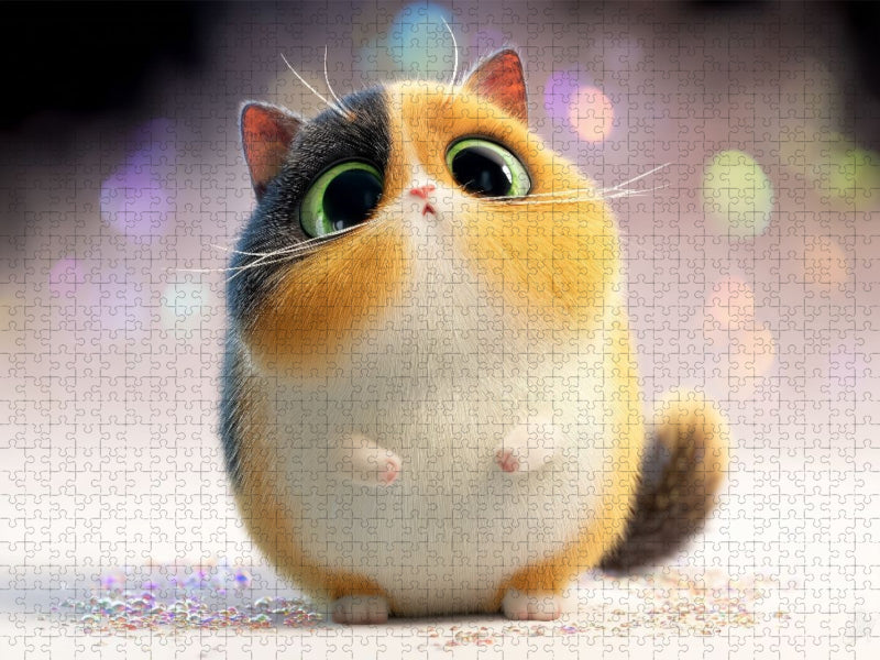 Ein Motiv aus dem Kalender Katzenhumor im Blick - CALVENDO Foto-Puzzle'