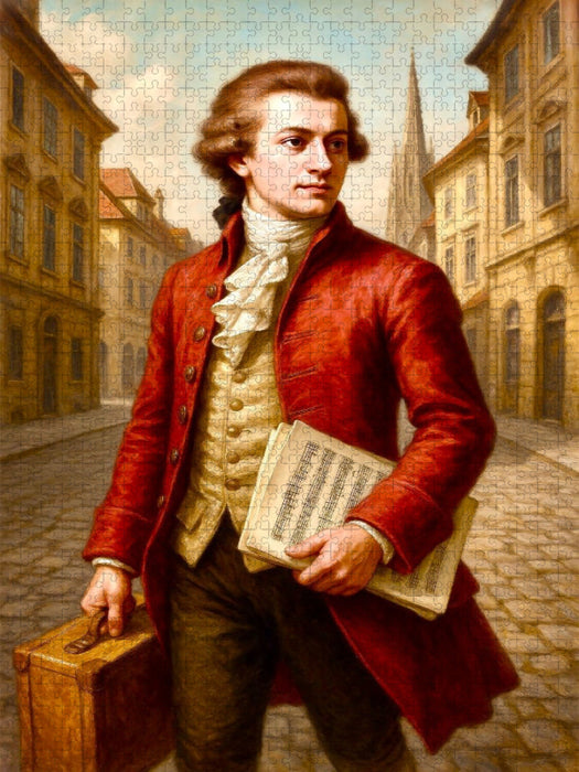 Wolfgang Amadeus Mozart - CALVENDO Foto-Puzzle'
