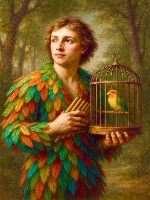 Papageno, der Vogelfänger aus „Die Zauberflöte“ - CALVENDO Foto-Puzzle'