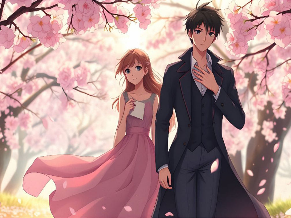 Kirschblüten und Versprechen - CALVENDO Foto-Puzzle'