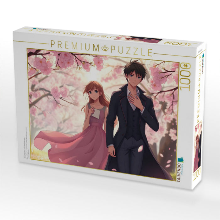 Kirschblüten und Versprechen - CALVENDO Foto-Puzzle'