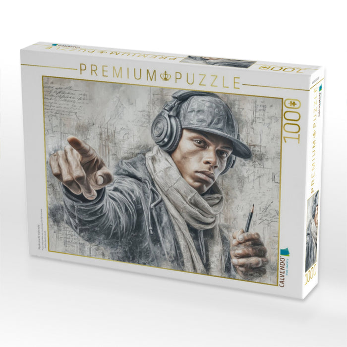 Musik macht mich echt - CALVENDO Foto-Puzzle'