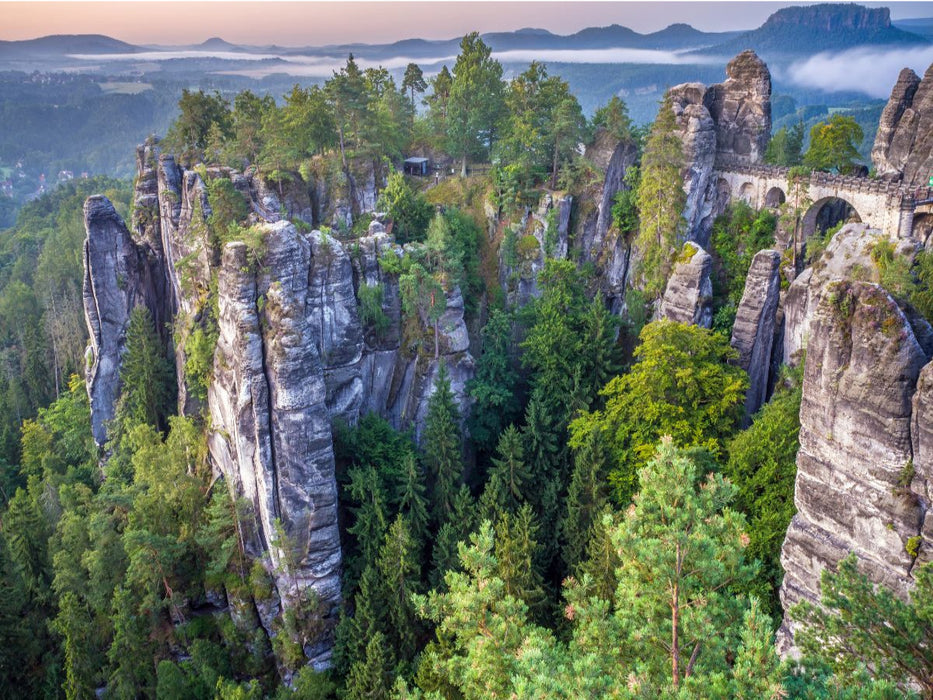 Sächsische Schweiz - Felsenburg Neurathen - CALVENDO Foto-Puzzle'