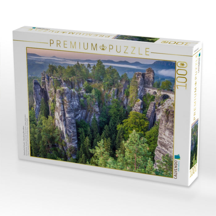 Sächsische Schweiz - Felsenburg Neurathen - CALVENDO Foto-Puzzle'