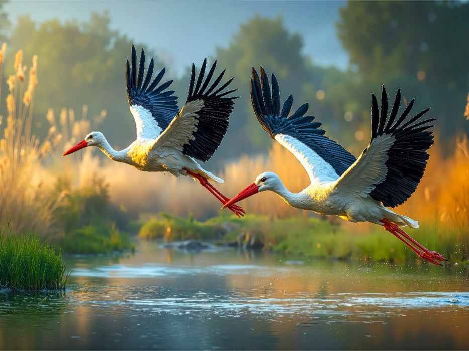 Stille Poesie des Fluges - CALVENDO Foto-Puzzle'