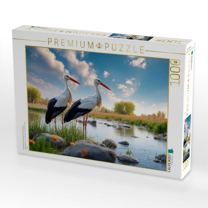 Gemeinsames Warten auf Leckereien - CALVENDO Foto-Puzzle'