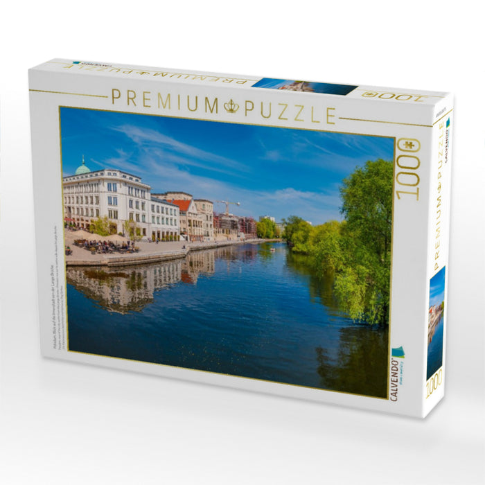 Potsdam, Blick auf die Innenstadt von der Lange Brücke - CALVENDO Foto-Puzzle'