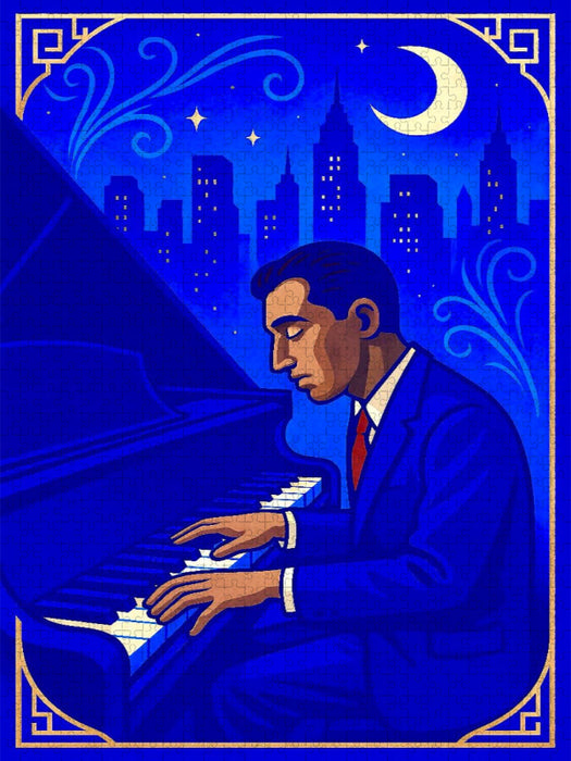 „Rhapsody in Blue von George Gershwin - CALVENDO Foto-Puzzle'