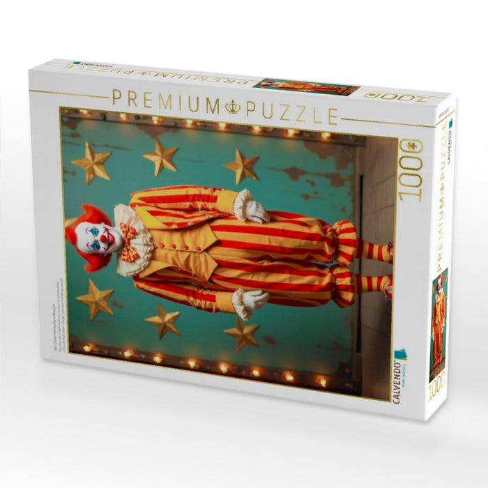 Der Clown mit buntem Kostüm - CALVENDO Foto-Puzzle'