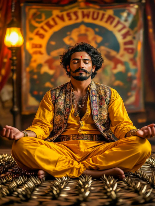 Der Fakir auf dem Nagelbrett - CALVENDO Foto-Puzzle'