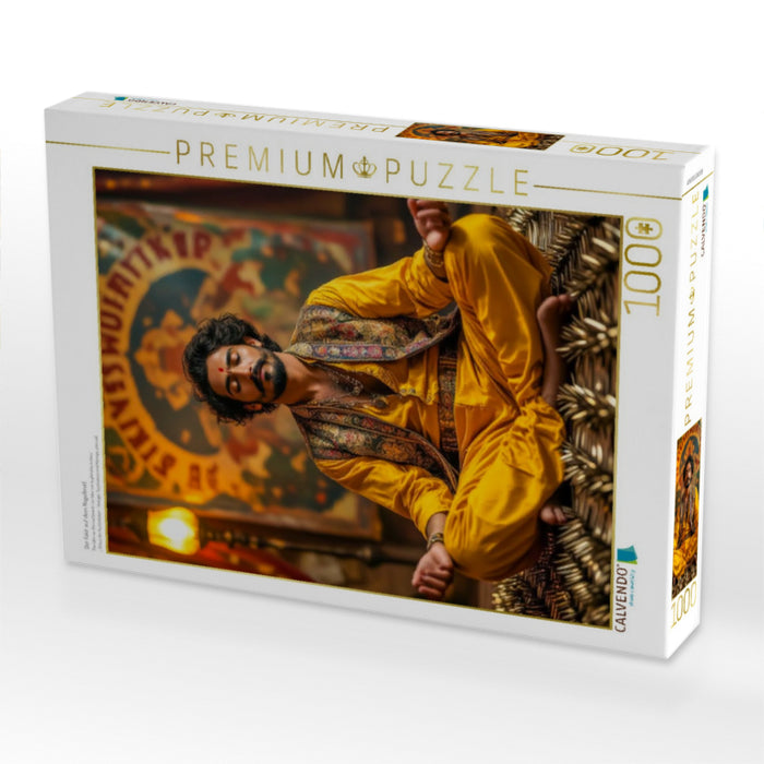 Der Fakir auf dem Nagelbrett - CALVENDO Foto-Puzzle'