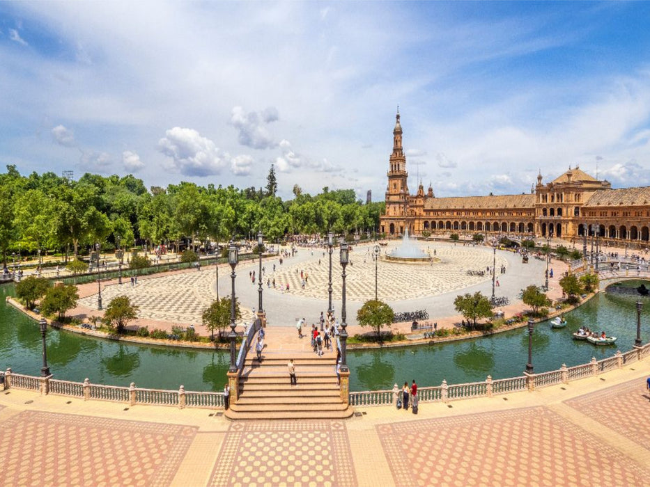 Plaza de España ist einer der bekanntesten Plätze - CALVENDO Foto-Puzzle'