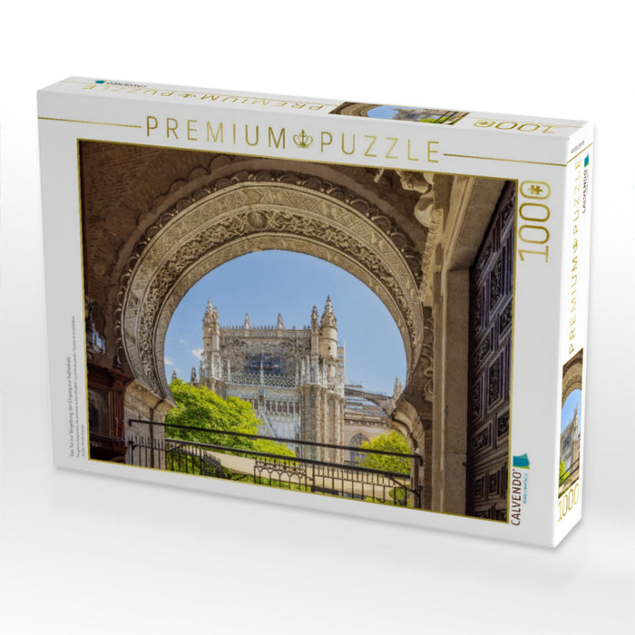 Das Tor zur Vergebung, der Eingang zur Kathedrale - CALVENDO Foto-Puzzle'
