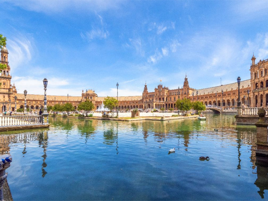 Der spanische Platz in Sevilla - CALVENDO Foto-Puzzle'
