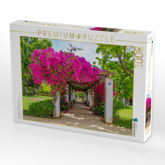 Blumenpracht im Park Maria Luisa - CALVENDO Foto-Puzzle'
